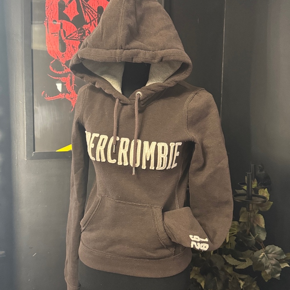 Abercrombie & Fitch Dark Brown Hoodie
